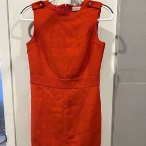 Red Tory Burch Shift Dress for Work
